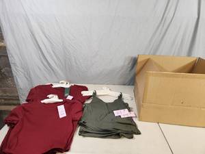 lot 143 image: 10 New Shirts and 24 New Tank Tops
