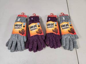 lot 151 image: 4 New Pair of Heat Holders Gloves