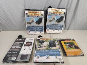 lot 157 image: New Grill, Lawnmower, and Patio Furniture Covers