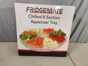 lot 165 image: New Large Chilled 8 Section Appetizer Tray