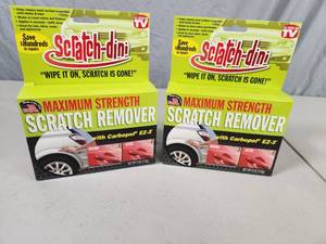 lot 166 image: 2 New Maximum Strength Scratch Remover Sets