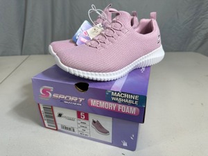 lot 48 image: New Skechers Sport Memory Foam Size 5 Shoes