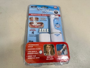 lot 111 image: New Spin Smile 360 Professional Grade Tooth Polisher