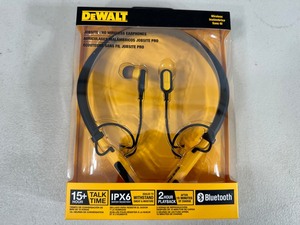 lot 128 image: New Dewalt Jobsite Pro Wireless Bluetooth Earphones
