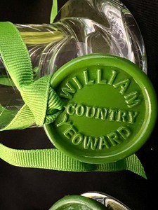 lot 92 image: Beautifully Etched Glass William Yeoward Country Vases