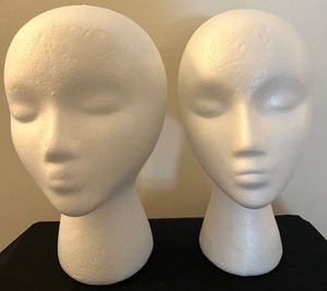 lot 99 image: Styrofoam Mannequin Heads Galore