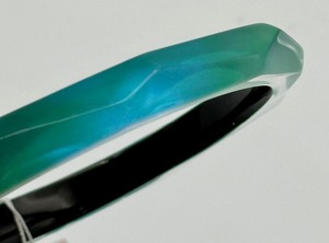 lot 36 image: Alexis Bittar Turquoise Opalescent Bangle Bracelet - NEW