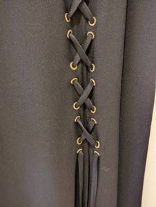 lot 67 image: Moschino Black Lace Front Skirt