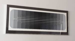 lot 8 image: Framed Brian Halsey Shades of Black Emanos II Print