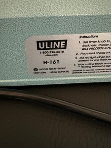 lot 302 image: Uline H-161 Heat Sealer - NEW