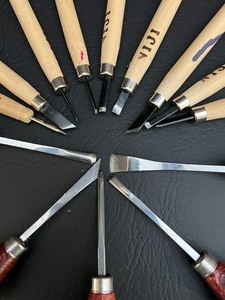 lot 331 image: Leather Carving Tools - Niji & E.G. Lyons