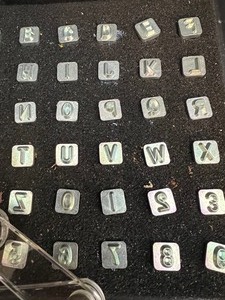 lot 325 image: Alphabetical, Numerical, Sayings Metal Stamp Kits