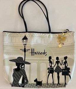 lot 127 image: Vintage Harrods Department Store Handbag and other various storage bags
