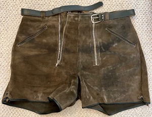 lot 135 image: Vintage Mens Lederhosen Pair