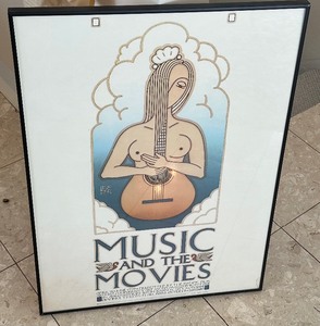 lot 207 image: Vintage Framed David Lance Goines Poster