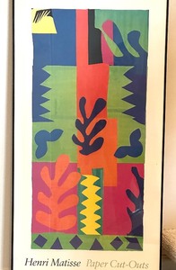 lot 28 image: Framed Henri Matisse Paper Cut -Outs St. Louis Art Museum Poster