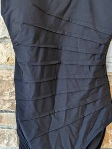 lot 242 image: New Calvin Klein Black One Piece Swimsuit