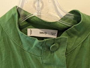 lot 245 image: MNG Green Linen Romper