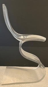lot 190 image: 70s Retro Vintage Michel Duman Acrylic Chair