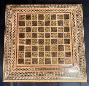 lot 287 image: Persian Chess board and Frame