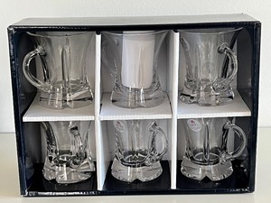 lot 221 image: Set of Six New Medici Polar Light Lead Crystal Tumblers - Italy