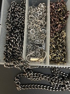 lot 354 image: Decorative Accent Accessory Chains in Silver