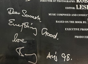 lot 164 image: Signed Mr. Corbetts Ghost Framed Movie Poster