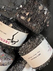 lot 362 image: Fancy Metallic Yarns - Smokes and Silvers