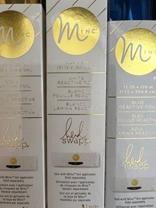 lot 368 image: Reactive Foil, Metal Stencils, Ribbon, Tape & More