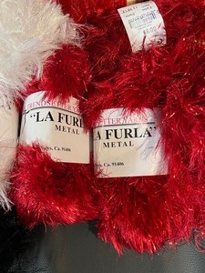lot 83A image: La Furla yarn and Fun Fur
