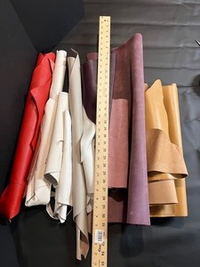 lot 239 image: Thick Smaller Leather Remnants