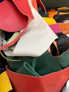 lot 394 image: Leather Scraps