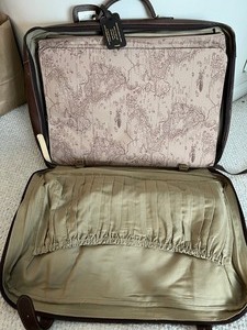 lot 414 image: Mark Cross Leather & Canvas Luggage