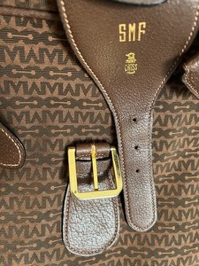 lot 415 image: Vintage Mark Cross Leather & Canvas Luggage