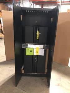 lot 2 image: Husky  3-Piece Regular Duty Welded Steel Garage Storage System in Black (54 in. W x 75 in. H x 19 in. D) Customer returns Review all pictures