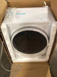 lot 27 image: Panda  1.50 cu. ft. White and Black Electric Compact Portable Laundry Dryer Customer returns Review all pictures