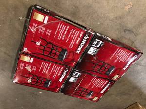 lot 39 image: Husky  29 in. Shop Stool Lot of 4 Customer return review all pictures