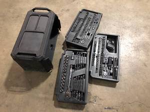lot 45 image: Mix lot of Mechanic Tool Sets May include missing pcs Customer returns Review all pictures
