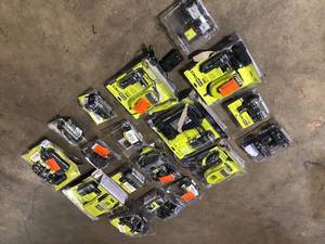 lot 50 image: Mix lot of Ryobi Small Tools, BATTERIES, Customer returns Review all pictures