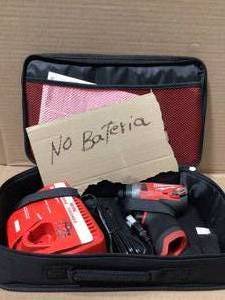 Milwaukee M12 FUEL 12-Volt Lithium-Ion Brushless Cordless 14 in. Hex Impact Driver Compact Kit missing battery customer return review photos