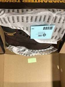 DEWALT Mens Halogen 6 in. Work Boots - Soft Toe - Brown Crazy Horse Size 11(W)  Customer return review photos