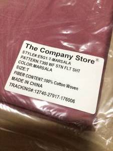 Vilano Pleated 21 in. Extra-Deep Pocket 3-Piece Marsala Twin Microfiber Sheet Set Customer return review photos