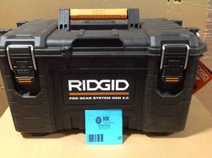 RIDGID  2.0 Pro Gear System 22 in. Modular Tool Box Storage Customer return Review all pictures