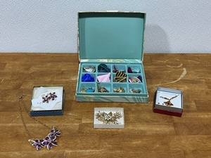 Assorted Jewelry and Box