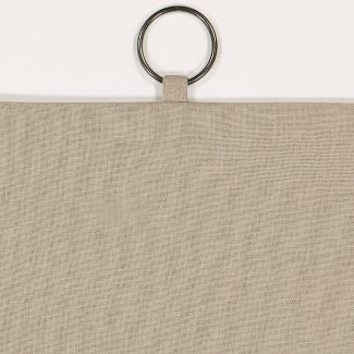 1pc Light Filtering Drop Cloth Window Curtain Panel - Mercantile