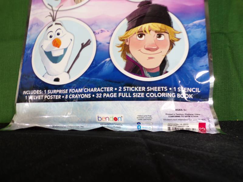 Lot of 4 Disney Frozen Surprise Play Pack Grab & Go Collectible Character