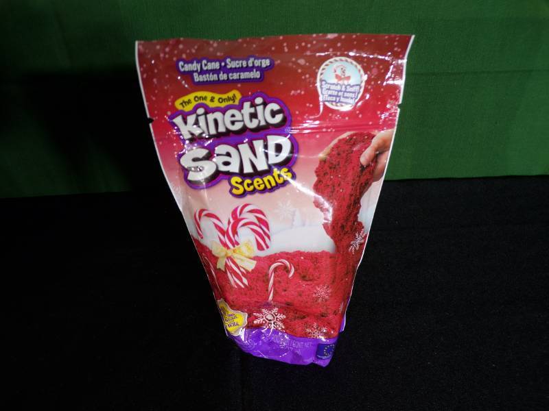Kinetic Sand and Rectangular Plastic Bin
