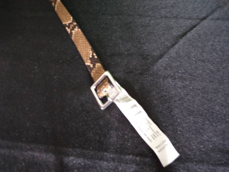 Ladies Lizard Rope 1X Belt