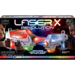 Brand New Laser X Revolution Two Player Long Range Laser Tag Gaming Blaster Set ((MSRP $49.99))