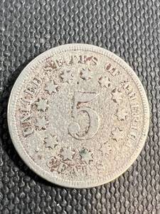 1869 US SHIELD NICKEL